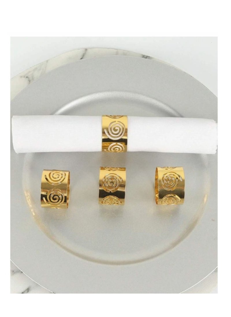 Generic - Napkin Rings Set of 12 (Gold) - Image 1