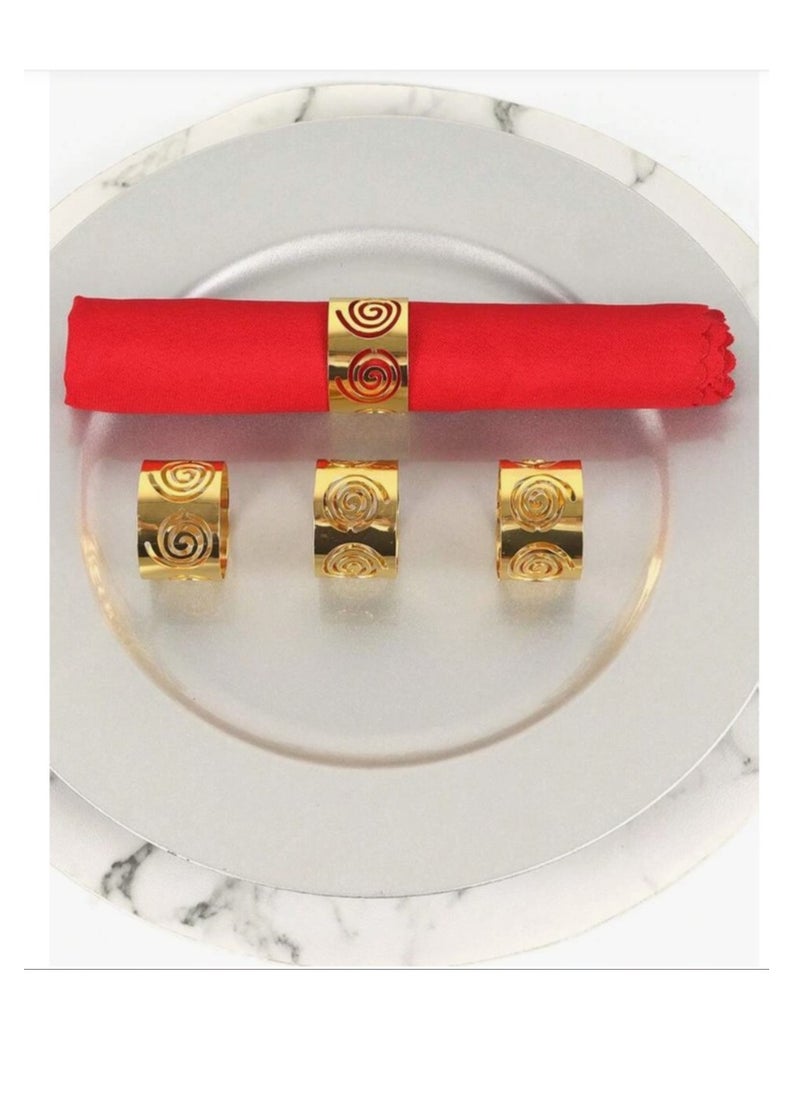 Generic - Napkin Rings Set of 12 (Gold) - Image 1