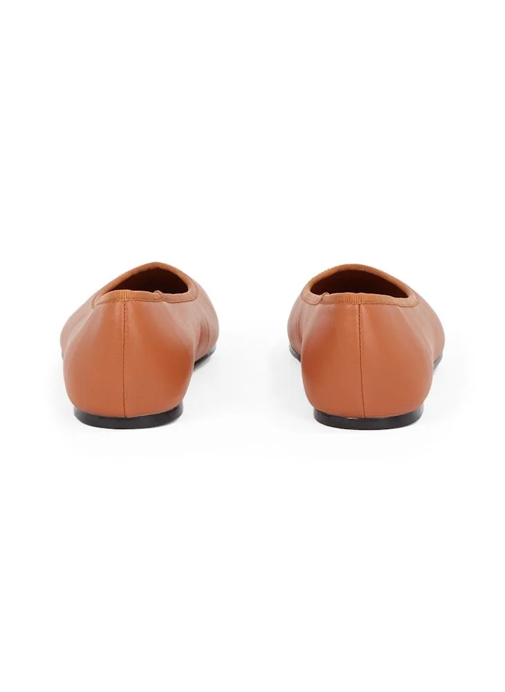 TOMMY HILFIGER Hardware Leather Ballerinas