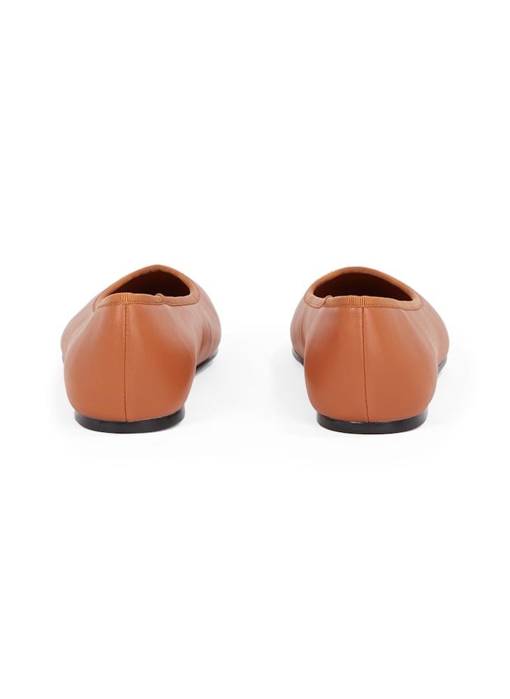 TOMMY HILFIGER Hardware Leather Ballerinas  - Image 3
