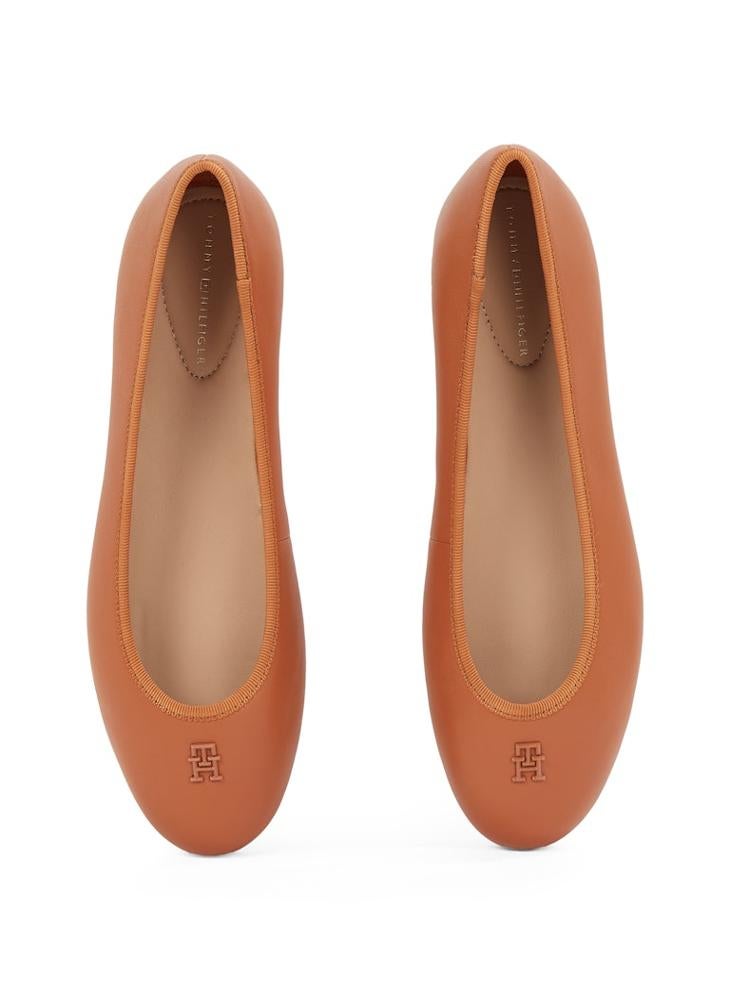 TOMMY HILFIGER Hardware Leather Ballerinas  - Image 5