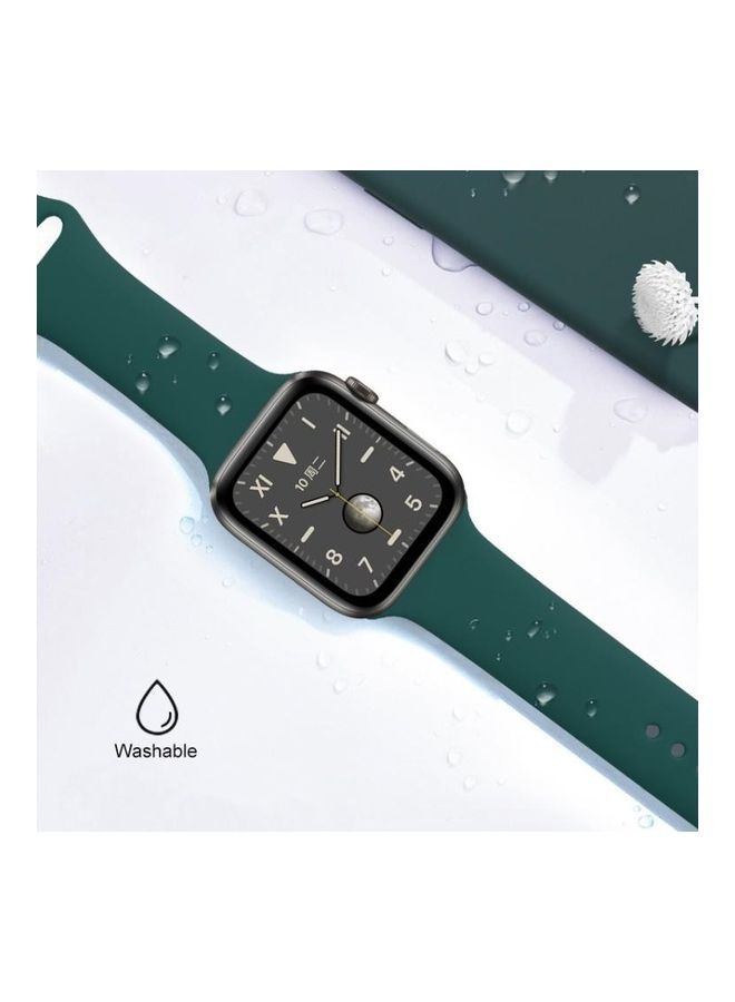 NIBEMINENT Replacement Watchband for Apple Watch Series 7/6/5/4/3/2/1/SE 38/40/41mm White - Image 4