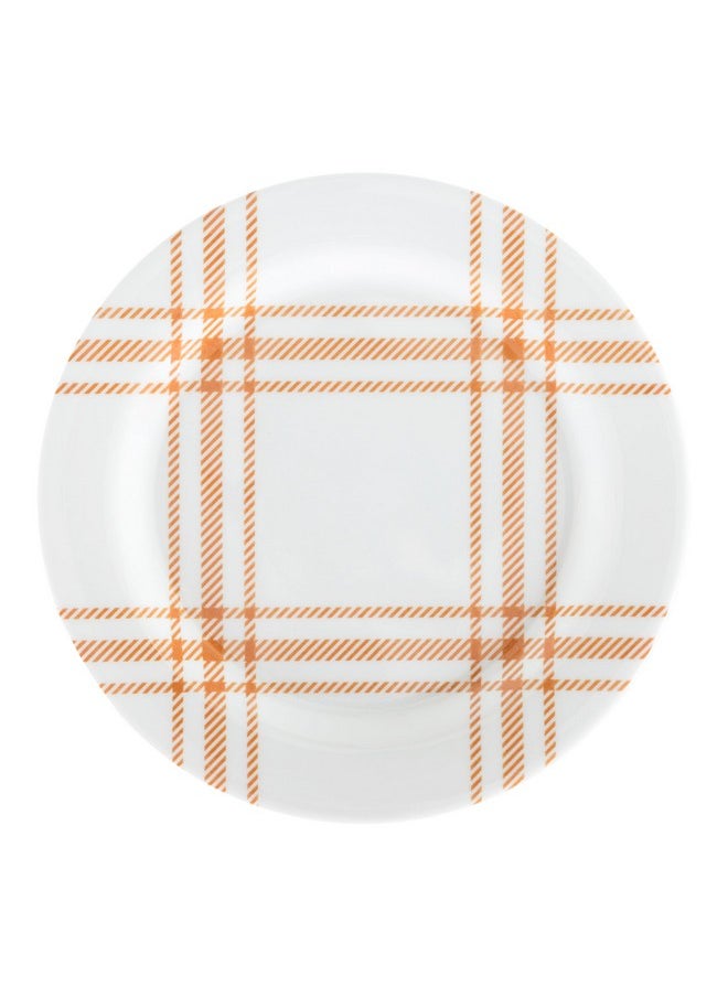 C.R. Gibson C.R. Gibson Leaf Reusable Melamine Set for Thanksgiving Dinner Plate, 9" Diameter, Fall Leaves and Pumpkins  - Image 4