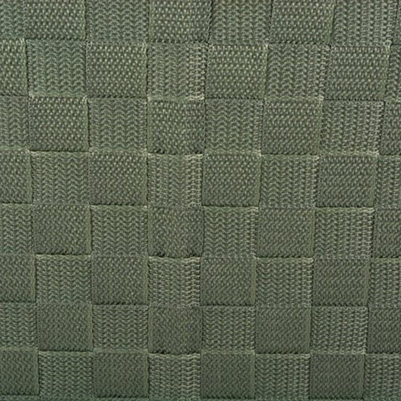 Woven Nylon Trapezoid Storage Bin for Home Office and Closets Olive Color Durable Lightweight Design - Image 5