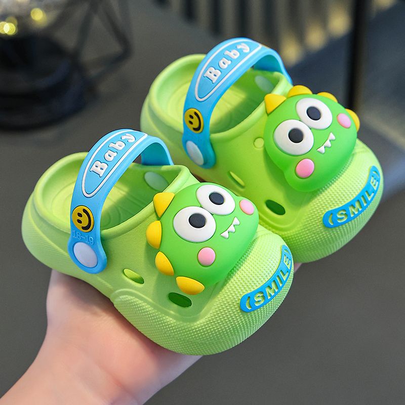 Dinosaur Baby Cave Shoes Indoor Baotou Children Soft Slippers Summer Boys And Girls Children Infant Sandals - Image 2