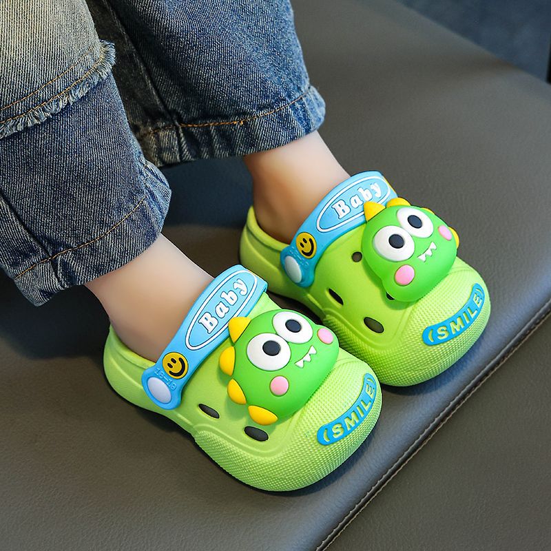 Dinosaur Baby Cave Shoes Indoor Baotou Children Soft Slippers Summer Boys And Girls Children Infant Sandals - Image 3