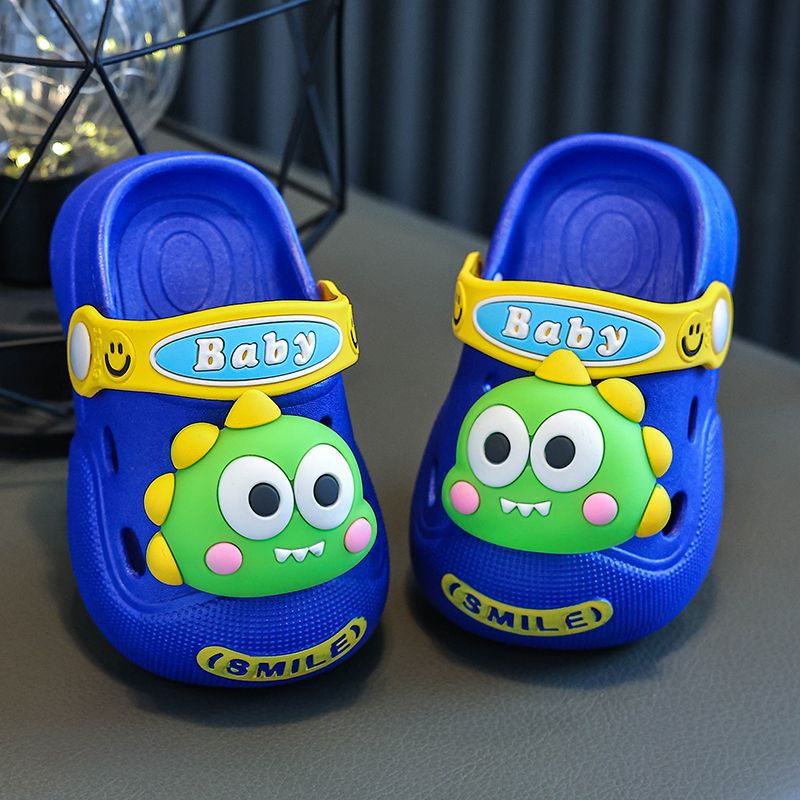 Dinosaur Baby Cave Shoes Indoor Baotou Children Soft Slippers Summer Boys And Girls Children Infant Sandals - Image 4