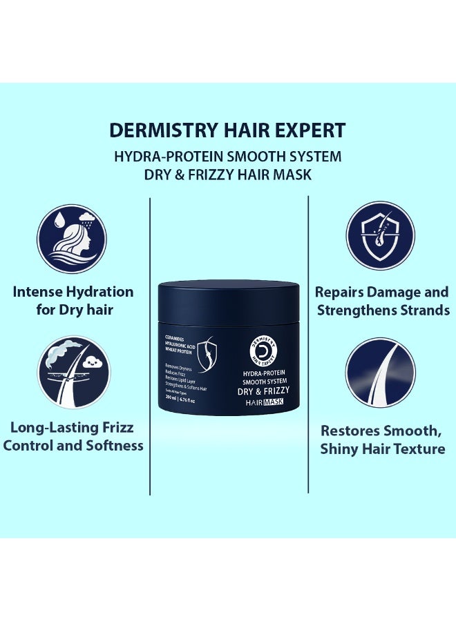 DERMISTRY Hydra-Protein Smooth Shampoo & Hair Mask for Dry Hair - Image 5