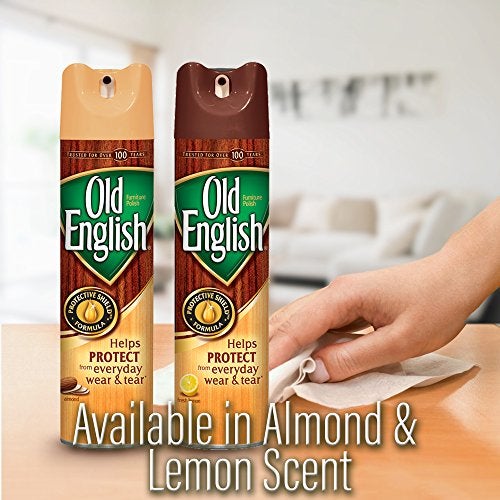 Old English Aerosol Wood Protector & Cleaner, Fresh Lemon (Pack of 2) - Image 4