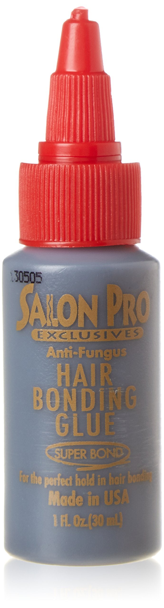 SalonPro صمغ تمديد الشعر سالون برو الأسود 1 أونصة - Image 1