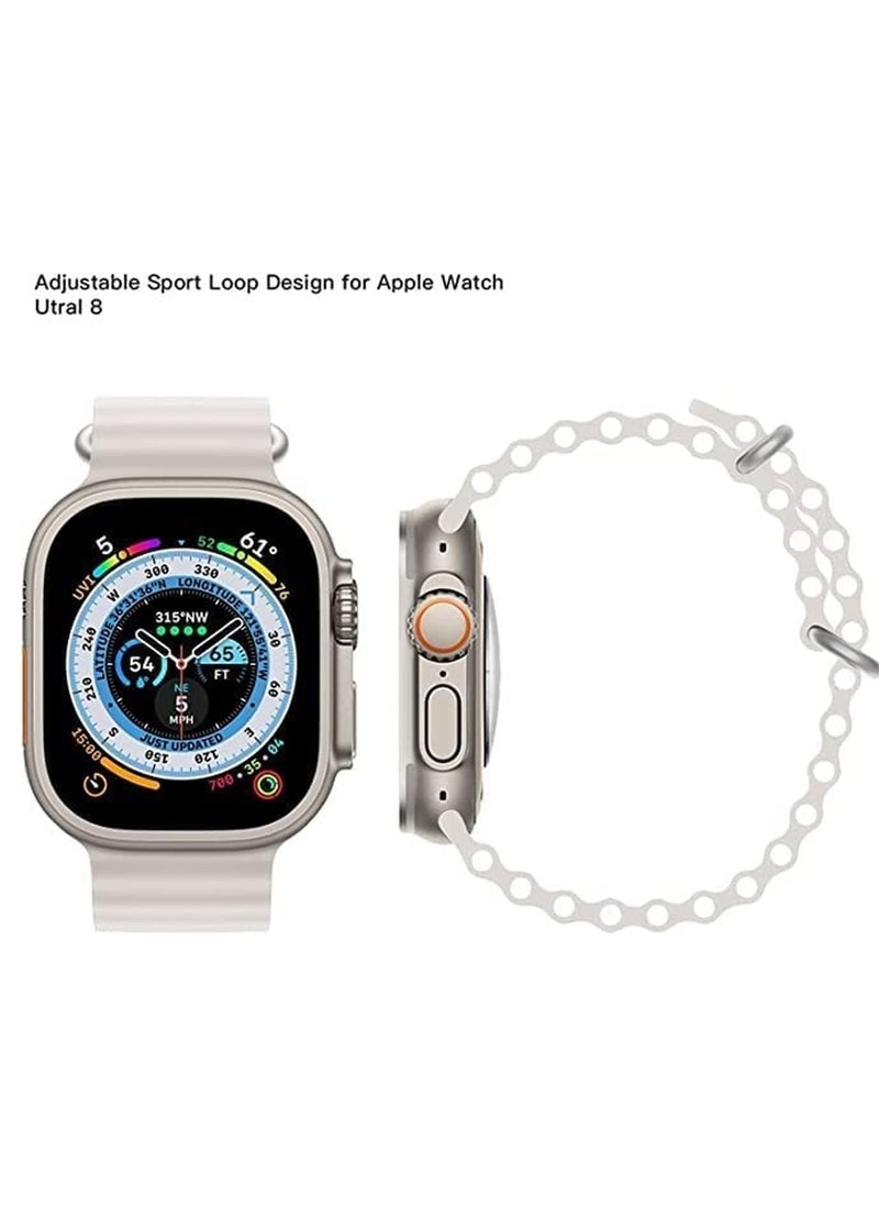 ZOOMEE - Ocean Silicone Replacement Band For Apple Watch Series 8/7/6/5/4/SE/Ultra 45/44/42/49mm - Image 1