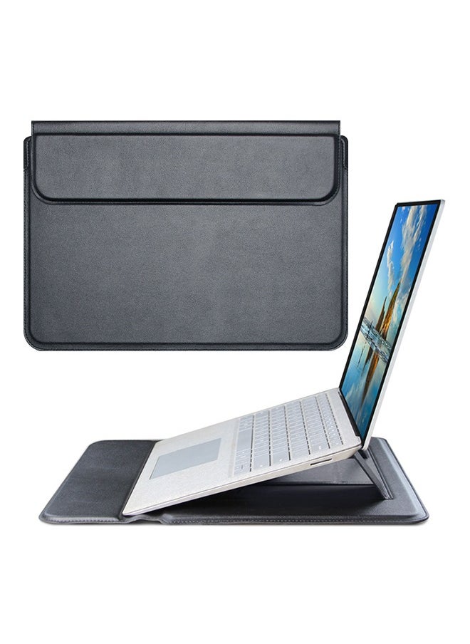 Generic - 3-in-1 Laptop Sleeve Protective,PU Leather Tablet Case,Waterproof Shockproof Laptop Bag Magnetic Closure Built in Adjustable Stand Mouse Pad Lightweight Compatible with Microsoft Surface Laptop, MacBook Air /15.4-Inch - Image 1
