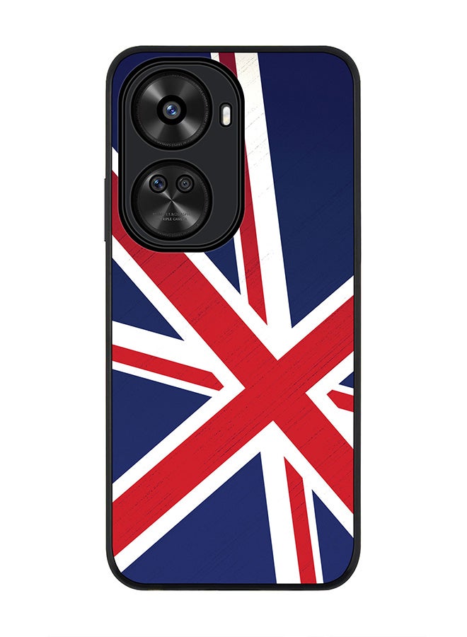 Stylizedd Rugged Black edge case for Huawei nova 12 SE / Huawei nova 11 SE 4G, Slim fit Case Flexible Rubber Edges Anti Drop TPU Gel Thin Cover - Flag Of UK - Image 1
