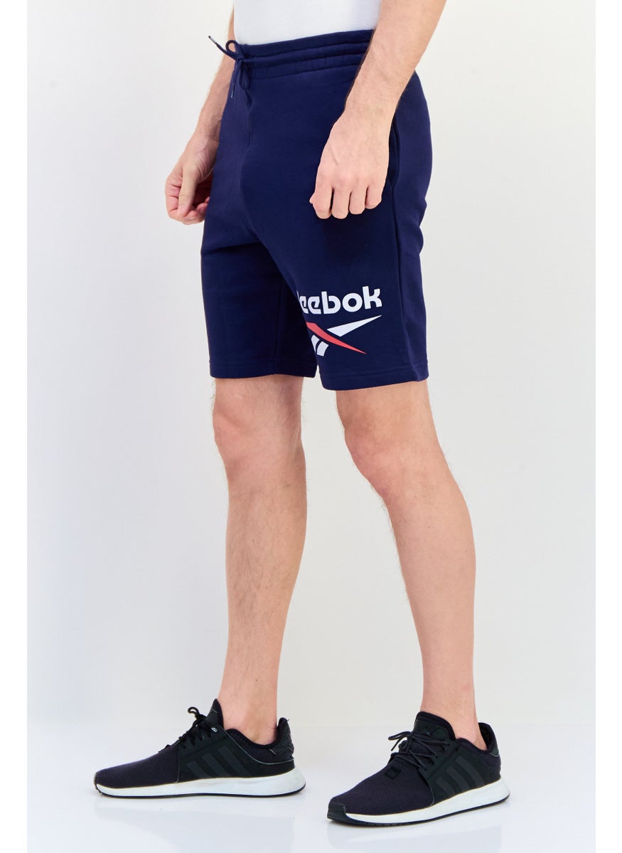 Reebok Men Sportswear Fit Running Short, Navy  - Image 2