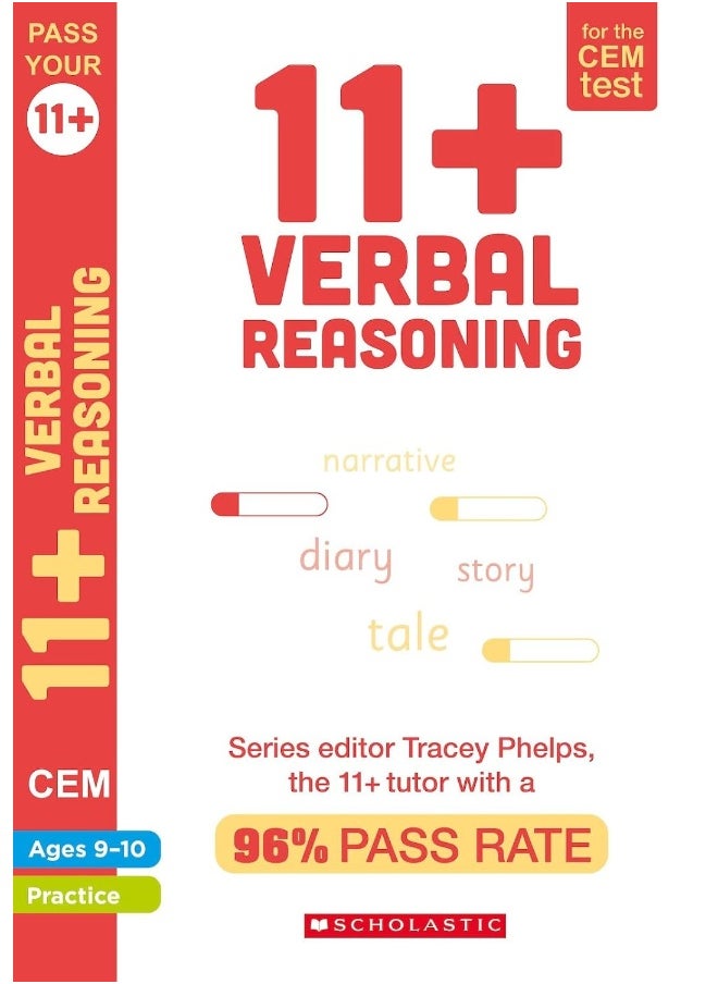 11+ Verbal Reasoning Practice and Assessment for the CEM Test Ages 09-10  - Image 1