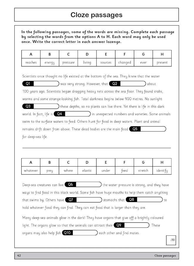 11+ Verbal Reasoning Practice and Assessment for the CEM Test Ages 09-10  - Image 4