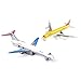 AtomDream Tech Airplane Toys Metal and Plastic Plane Pull Back Airplane Toys for 3 4 5 6 Years Old Boys Girls Die Cast Aircraft Plane Models Kids Play Vehicles Aeroplane Airplanes for Birthday Gifts 2 pack - Image 2