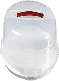 Curver Curver 219974 Round Cake Box 27.5 x 27.5 x 8cm Plastic White 
