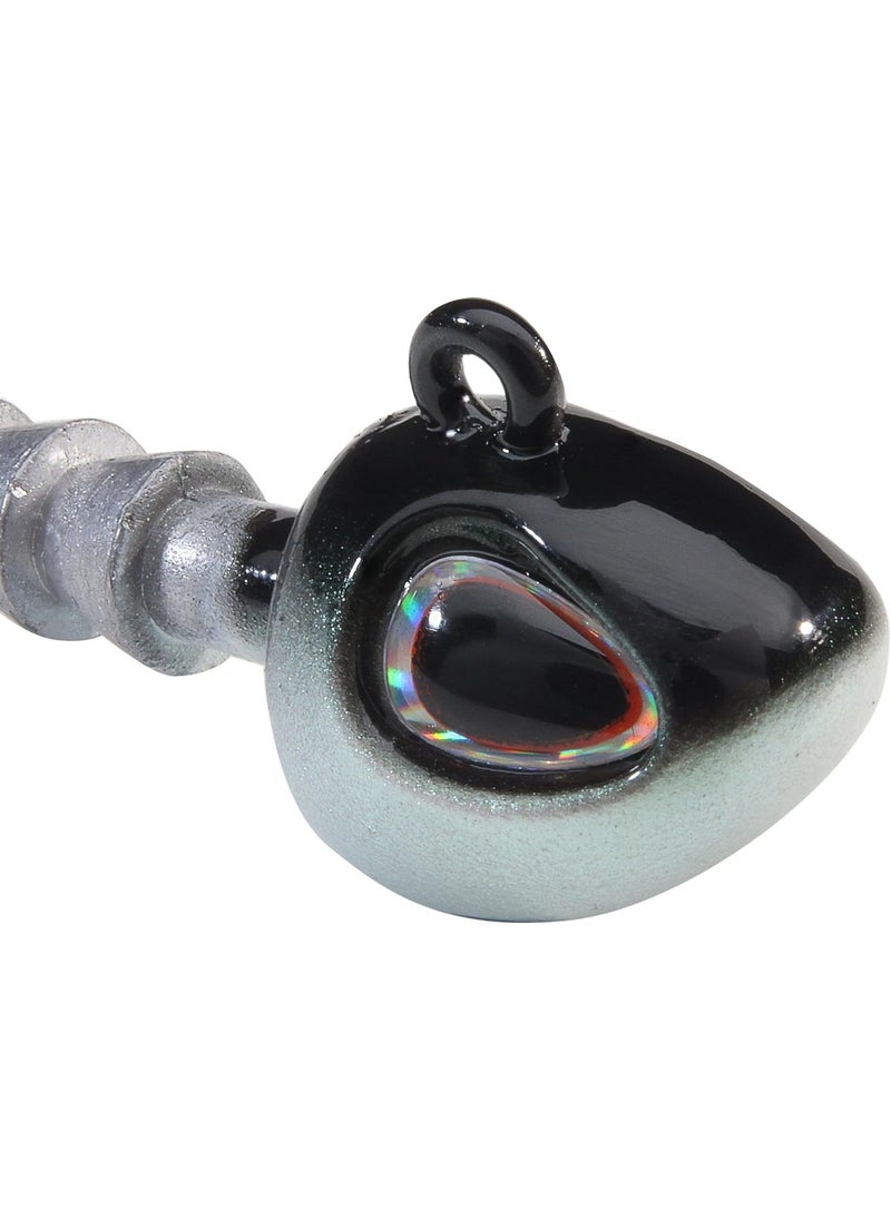 Berkley Berkley Fusion19 Hybrid Jighead Fish Head Size 20 Hook 14 oz Sticky Sharp Hook Point Conical BaitKeeper HighDef Details and Realistic 3D Eye  - Image 4