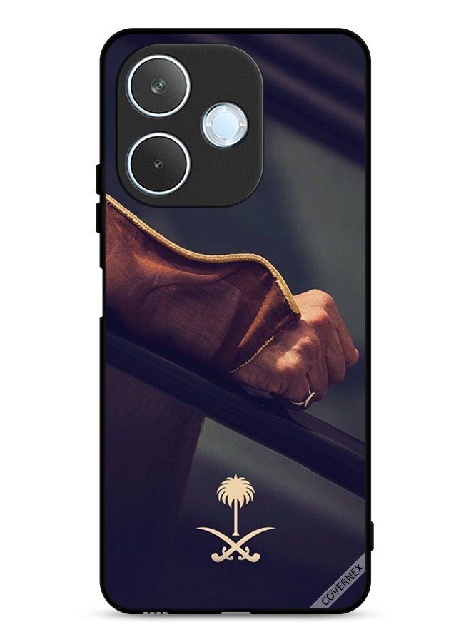 Covernex Oppo A5 Pro Protective Case Cover Hand & Saudi Arabia National Sign - Image 1