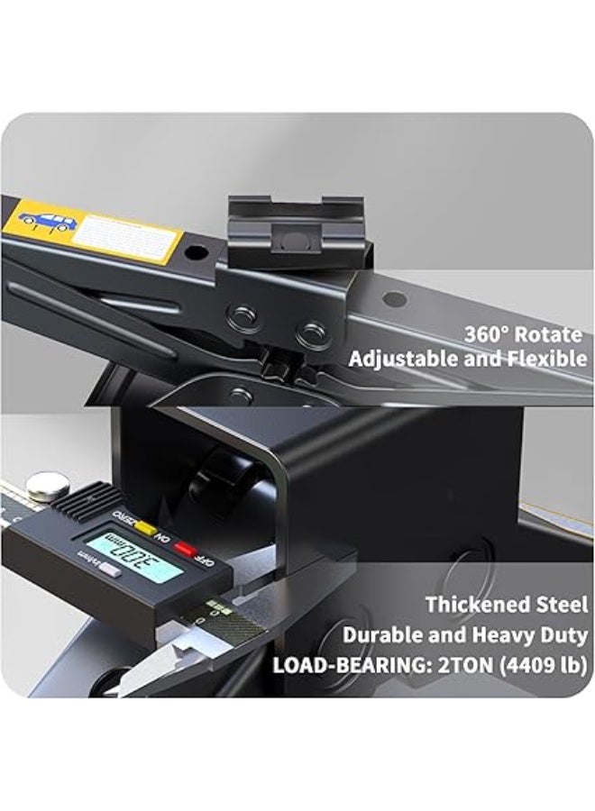 2 Ton Car Jack Kit - Heavy Duty Scissor Jack with Lug Wrench - Universal Emergency Tool for Car & SUV - Image 3