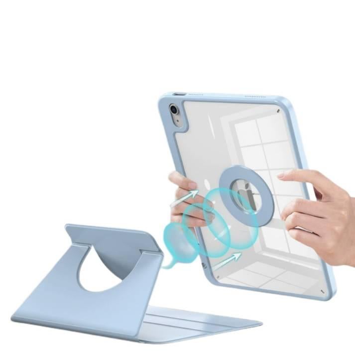 DGG Black Rotating iPad Case Compatible with iPad Air / iPad 10.2 with Pencil Holder - Image 2