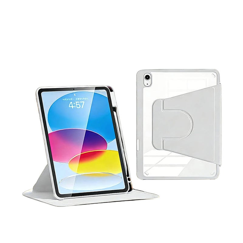 DGG Black Rotating iPad Case Compatible with iPad Air / iPad 10.2 with Pencil Holder - Image 3