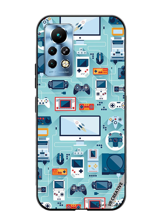 VR CREATIVE Protective Case Cover For Infinix Note 11 Pro Ps 5 Remote Controls Design Multicolour - Image 1