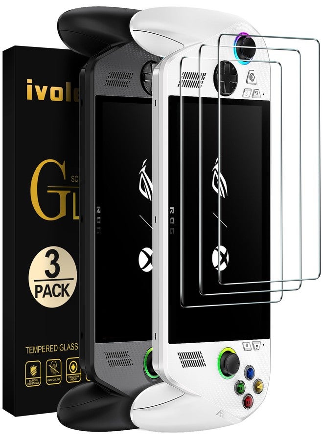 ivoler 3 Pieces Screen Protector for ROG Xbox Ally/ROG Xbox Ally X 2025, 7 Inch Tempered Glass, 9H Hardness, Anti-Fingerprint, High Definition Clarity, Bubble Free - Image 1