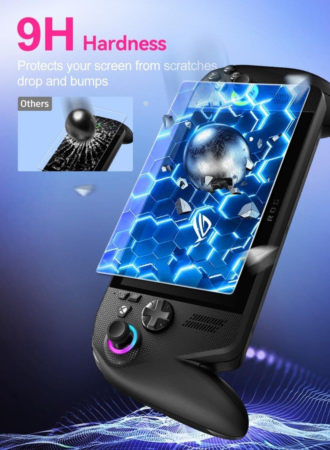 ivoler 3 Pieces Screen Protector for ROG Xbox Ally/ROG Xbox Ally X 2025, 7 Inch Tempered Glass, 9H Hardness, Anti-Fingerprint, High Definition Clarity, Bubble Free - Image 5