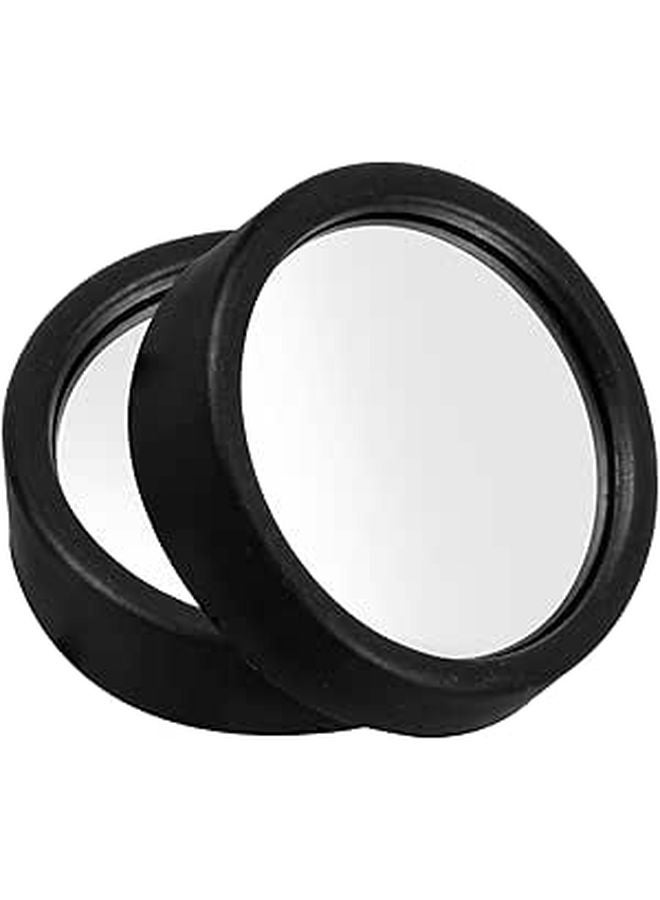 2Pcs Adjustable Wide Angle Blind Spot Mirrors For Car Side Mirror Vehicle Exterior Driving Safety - Image 1