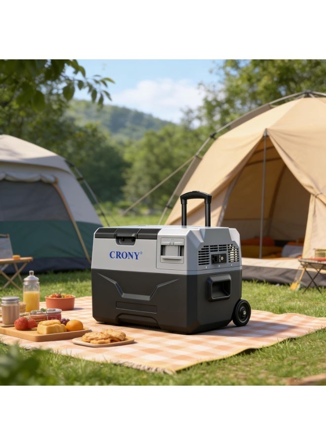 Crony ثلاجة سيارة 30 لتر CX30 ECX30 مع فريزر سيارة يعمل ببطارية الليثيوم للتخييم ثلاجة محمولة - Image 3