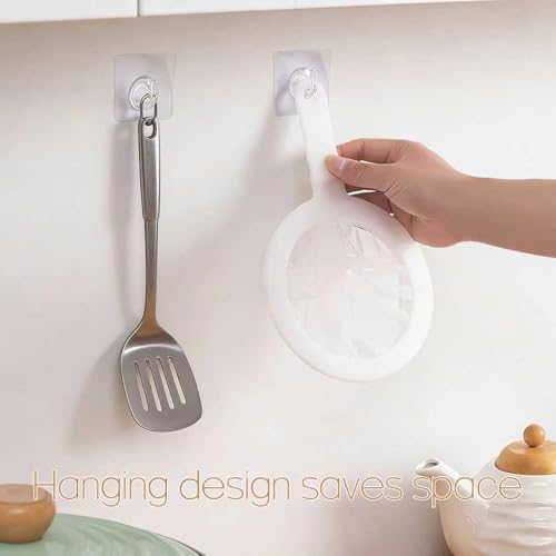 PRINKROOMY Fine Mesh Strainer with Handle, Nylon Filter Sieve for Kitchen Use, Ideal for Coffee Soy Milk Yogurt Juice Filtering (200Mesh-1PCS) - Image 5