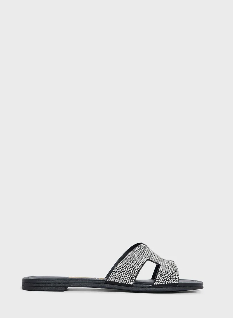 VIZZANO Zoey Multi Strap Low Heel Sandals