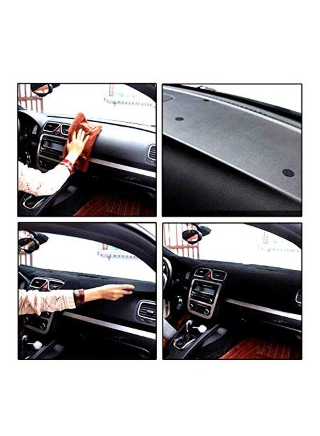 KGL BROSISS Dashboard Cover Mat for Toyota Hilux 2007–2014 – Custom-Fit Anti-Slip Dash Protector, UV & Heat Resistant, Reduces Glare, Prevents Cracking, Premium Dashboard Carpet Pad - Image 4