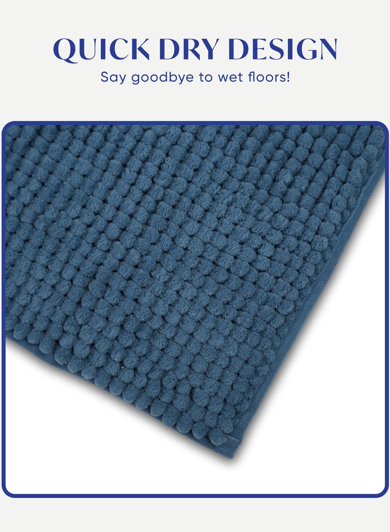 DIVEENAS Diveena's Non-Slip Bathroom Mat – 50x70cm Super Soft Microfiber Bath Mat, Quick-Dry & Machine Washable Bath Rug for Bathroom or Powder Room & Home | Monument - Image 5
