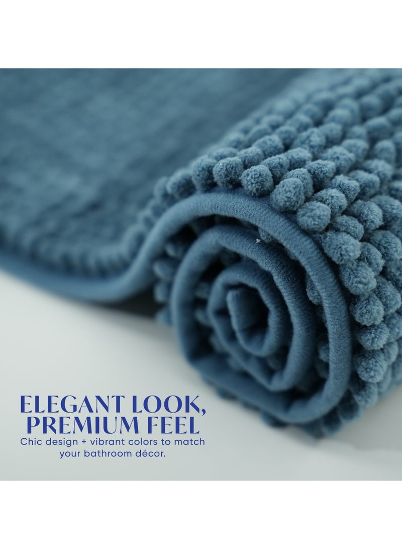 DIVEENAS Diveena's Non-Slip Bathroom Mat – 50x70cm Super Soft Microfiber Bath Mat, Quick-Dry & Machine Washable Bath Rug for Bathroom or Powder Room & Home | Monument - Image 4