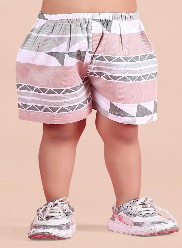 بولكاتوتس طقم منسق بأكمام نصفية من Polka Tots - بني - Image 4