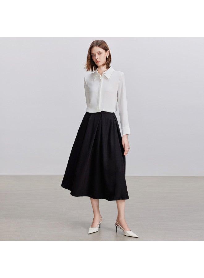 Fapai Elegant And Fashionable] Women's Half-skirt Light Business Commuting Simple Versatile Temperament High-end Sense Ladies' Skirt - Image 5