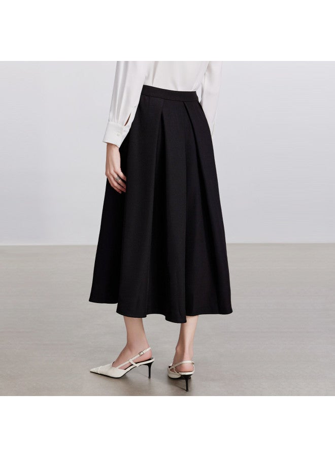 Fapai Elegant And Fashionable] Women's Half-skirt Light Business Commuting Simple Versatile Temperament High-end Sense Ladies' Skirt - Image 3