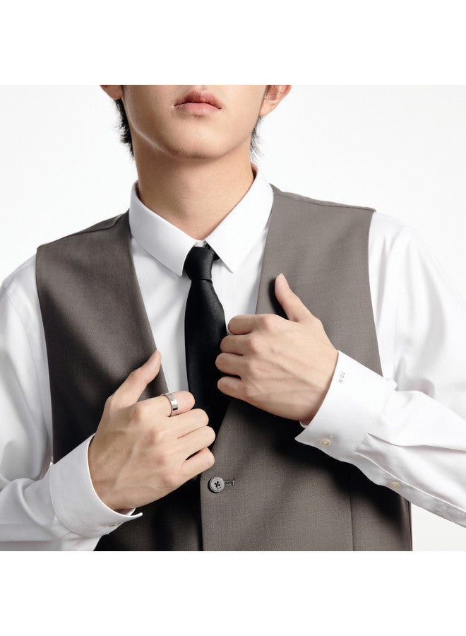 Waxbird Contains Wool] Men's Autumn Casual Suit Vest Business Men's Vest - Image 4