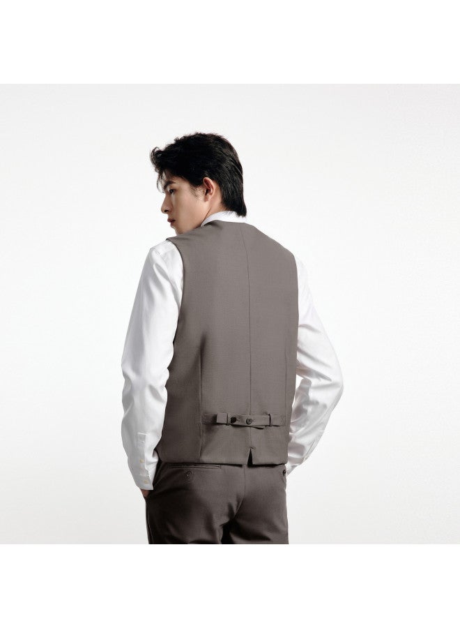 Waxbird Contains Wool] Men's Autumn Casual Suit Vest Business Men's Vest - Image 3