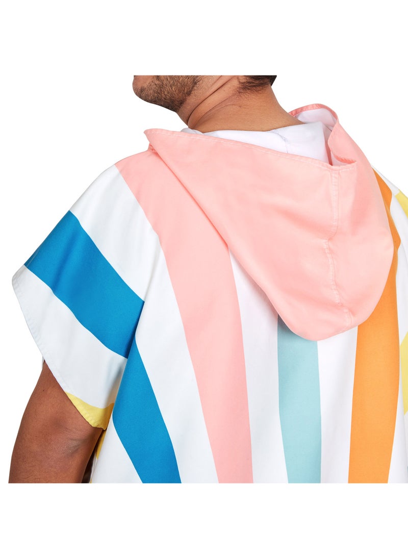 Dock & Bay Dock & Bay Adult Poncho, Hooded Beach Towel with Deep Pockets, Quick Dry, Compact & Lightweight - Medium - RISE & SHINE  - Image 5
