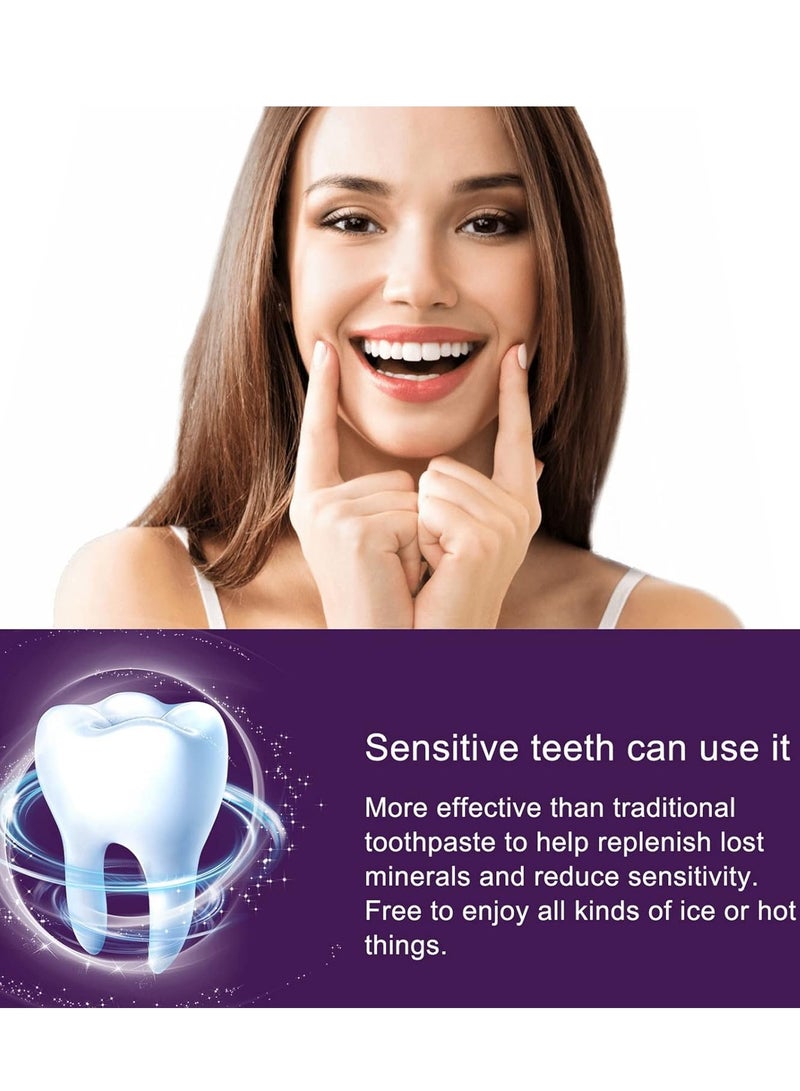 EELHOE Teeth Whitening Purple Toothpaste Bleaching Colour Corrector Toothpaste - Image 2