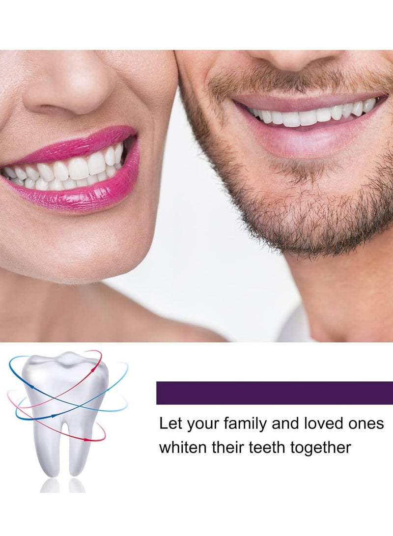 EELHOE Teeth Whitening Purple Toothpaste Bleaching Colour Corrector Toothpaste - Image 3