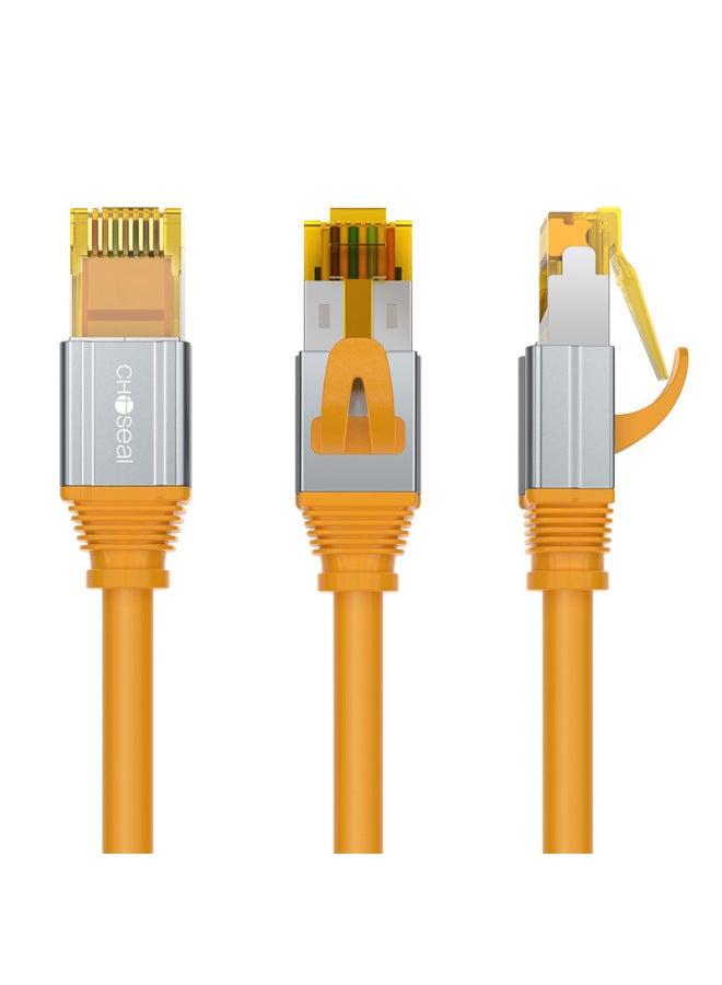Akihabara Super Class 6 Double Shielded Jumper Cable Office Home 10 Gigabit Network Transmission Cable Black-Color:Super Class Six Double Shielded Finished Network Cable QS567C-Line Length:8 M
