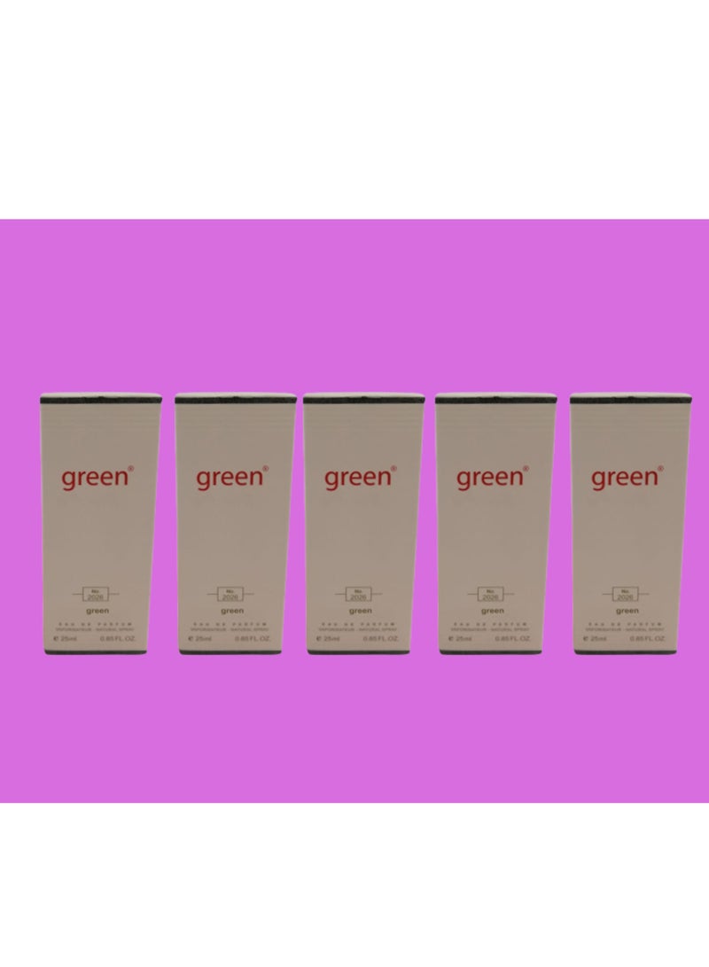غرين 5 قطع عطر جرين رقم 2026 للنساء EDP - Image 2
