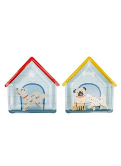 Merrilulu Merrilulu Dog House Paper Plates, 12 ct | Dog Birthday Party Supplies | Puppy Themed Paper Plates  - Image 1