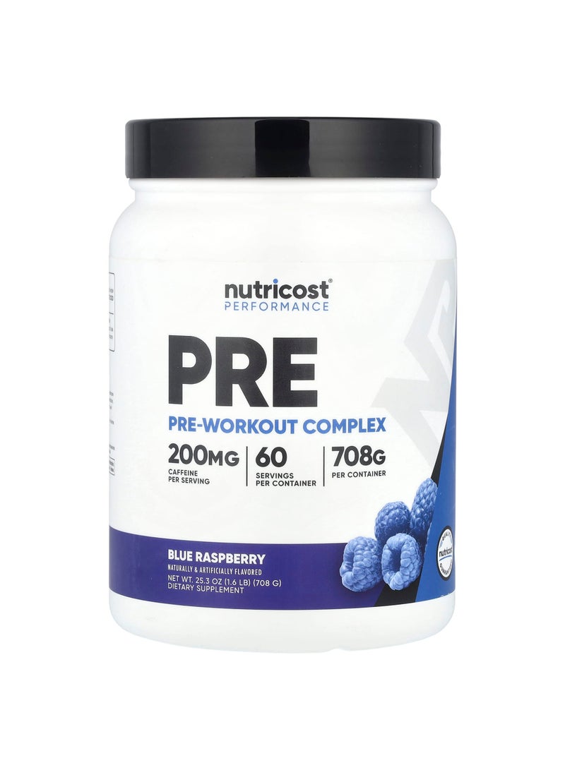 Performance, Pre-Workout Complex, Blue Raspberry, 1.6 lb (708 g)
