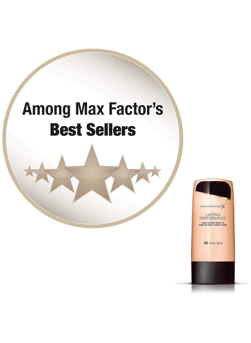 Max Factor Lasting Performance, Liquid Foundation, 035 Pearl Beige, 35 ml - Image 3